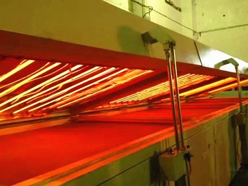 Best IR lamp for textile coating cure