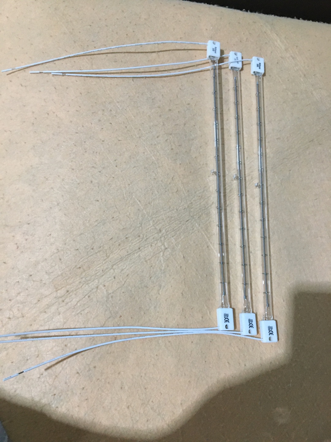 Medium Wave Halogen Heating Lamp 560mm 220v 1500w